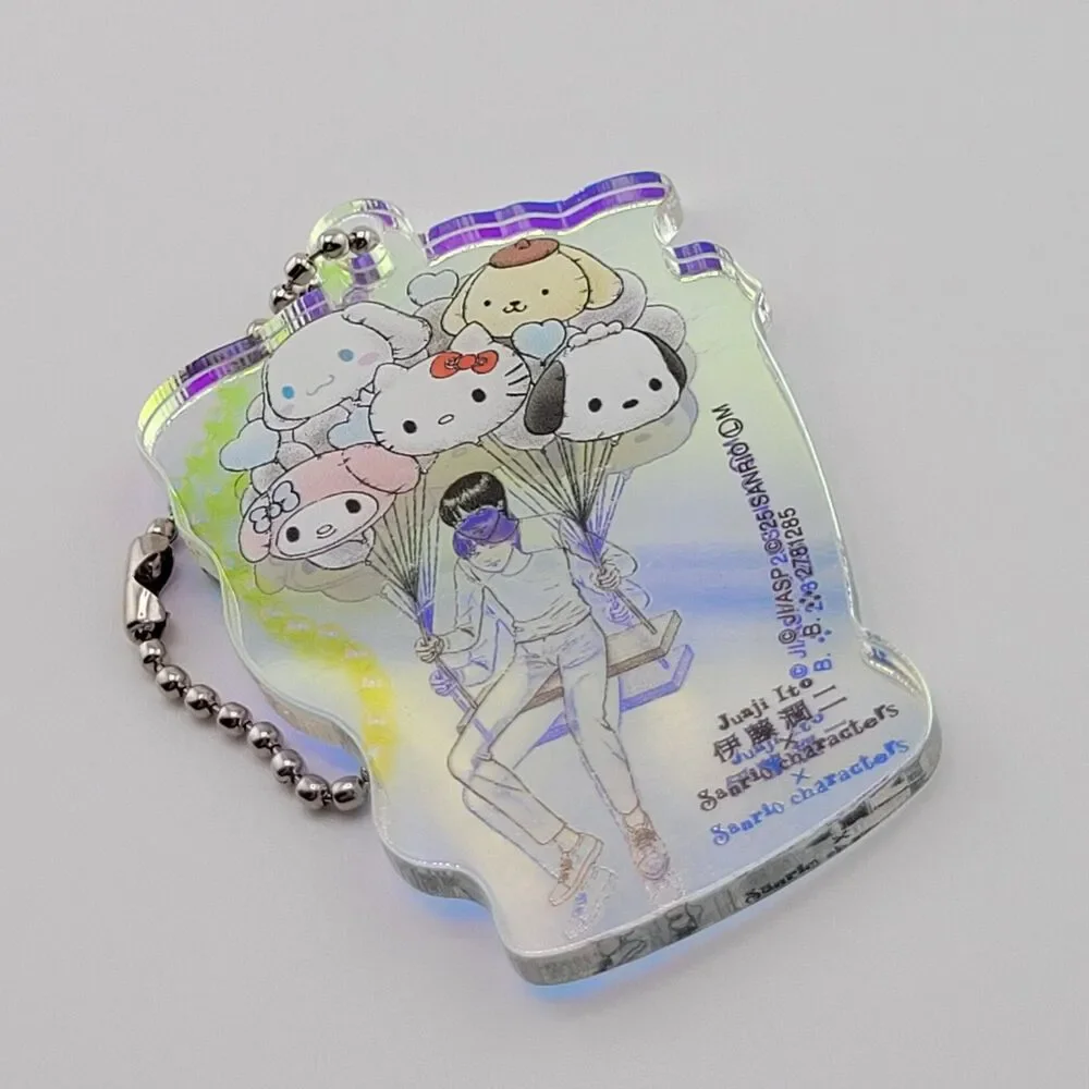 Beautiful Boy & Sanrio Characters - Junji Ito Blue Acrylic Charm